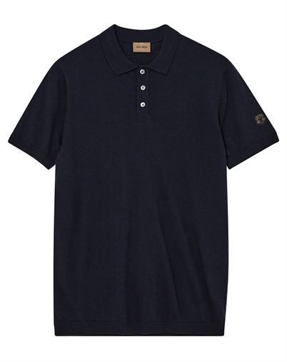 Mos Msh Gallery - MMGAdam Soft Polo - Navy